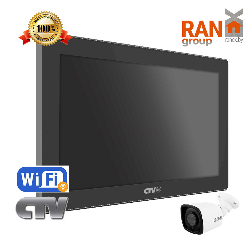 ВИДЕОДОМОФОН монитор 10" FullHD + WiFi + IP P2P + Cloud - фото 8 - id-p179151063