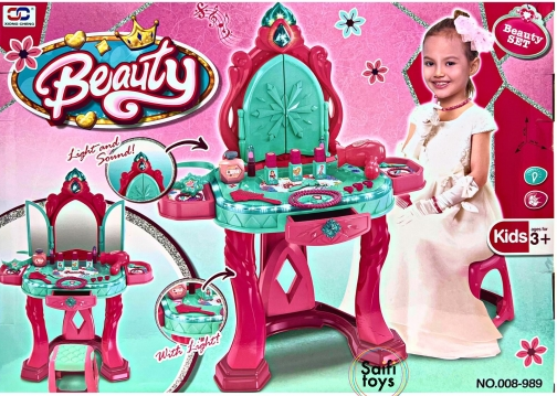 Детский игровой набор Туалетный столик трюмо "Салон красоты" арт. 008-989 - фото 1 - id-p193806873