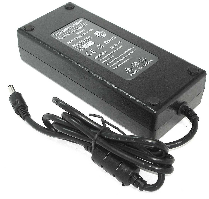Зарядка (блок питания) для монитора LCD 12V 10A 120W, штекер (5.5х2.5мм ...