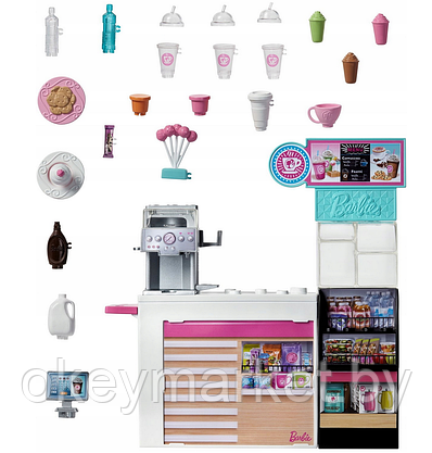 Игровой набор Barbie Кем быть Кофейня GMW03, фото 3