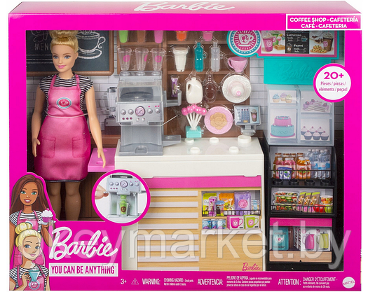 Игровой набор Barbie Кем быть Кофейня GMW03, фото 2
