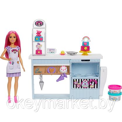 Игровой набор Barbie Кондитерская с куклой и аксессуарами HGB73, фото 3