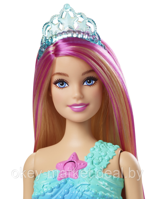 Кукла Barbie Барби Сверкающая русалочка HDJ36 - фото 6 - id-p193808185