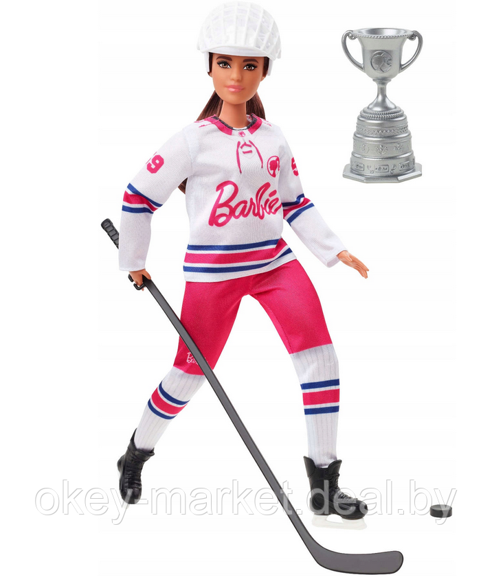 Кукла Barbie Зимние виды спорта Хоккеистка HFG74 - фото 1 - id-p193808208