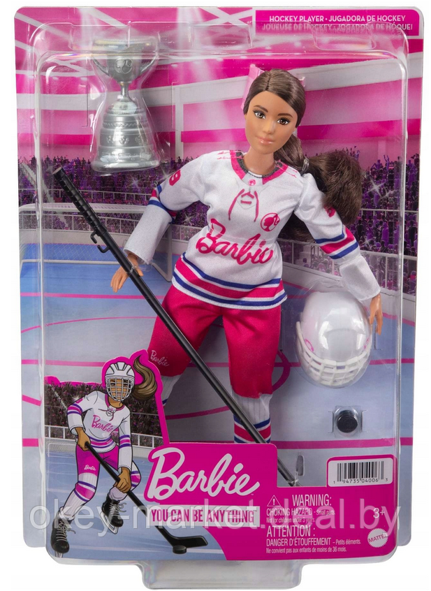 Кукла Barbie Зимние виды спорта Хоккеистка HFG74 - фото 5 - id-p193808208