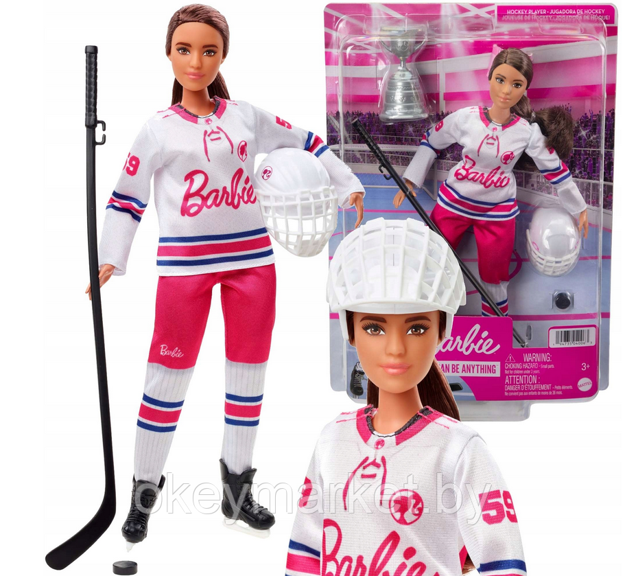 Кукла Barbie Зимние виды спорта Хоккеистка HFG74