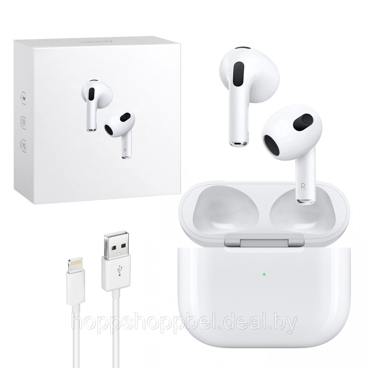 Беспроводные наушники Air Pods 3 (точная копия) - фото 2 - id-p193808215