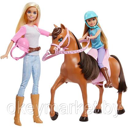 Игровой набор Barbie Барби и Стейси с лошадью GXD65, фото 2
