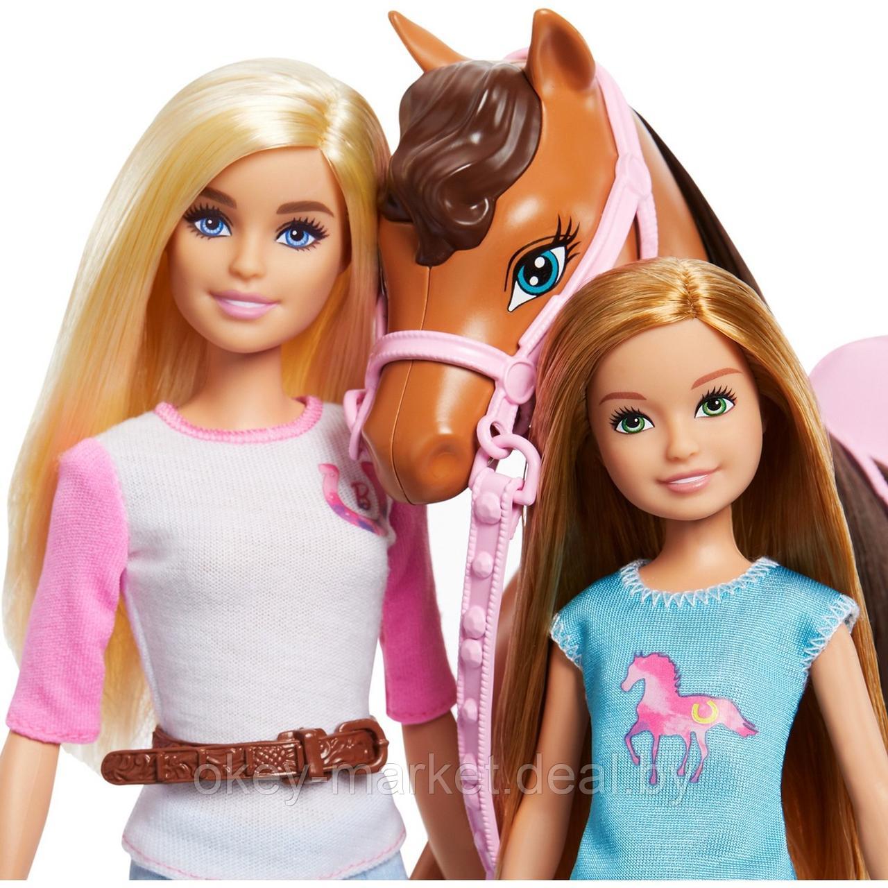 Игровой набор Barbie Барби и Стейси с лошадью GXD65 - фото 3 - id-p193808230