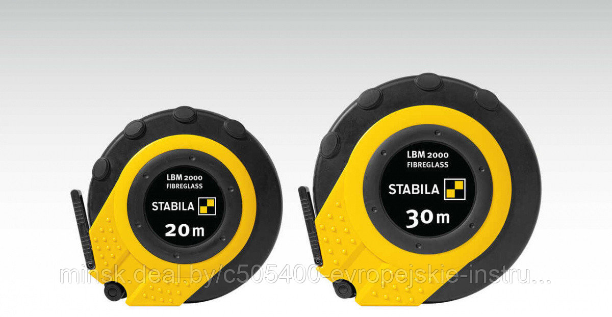 Капсульная измерительная рулетка с лентой из стекловолокна STABILA LBM 2000 30 м - фото 6 - id-p193808239
