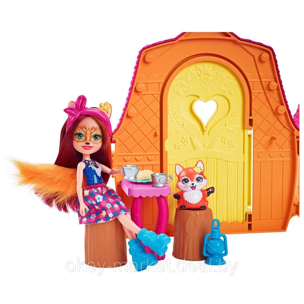 Игровой набор Mattel Enchantimals Домик Фелисити Лис HCF75 - фото 4 - id-p193808343