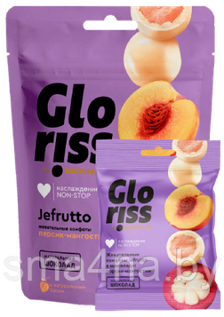 Жевательные конфеты Gloriss  Jefrutto персик - мангостин