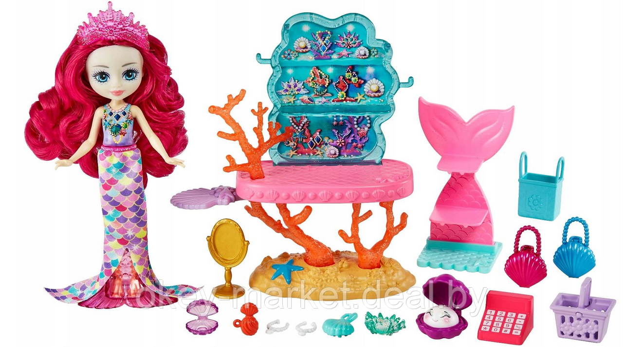Игровой набор Mattel Enchantimals Магазин с сокровищами океана HCF71 - фото 1 - id-p193808956