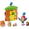 Игровой набор Mattel Enchantimals Пики Попугай и 5 питомцев с домиком GTM49, фото 3