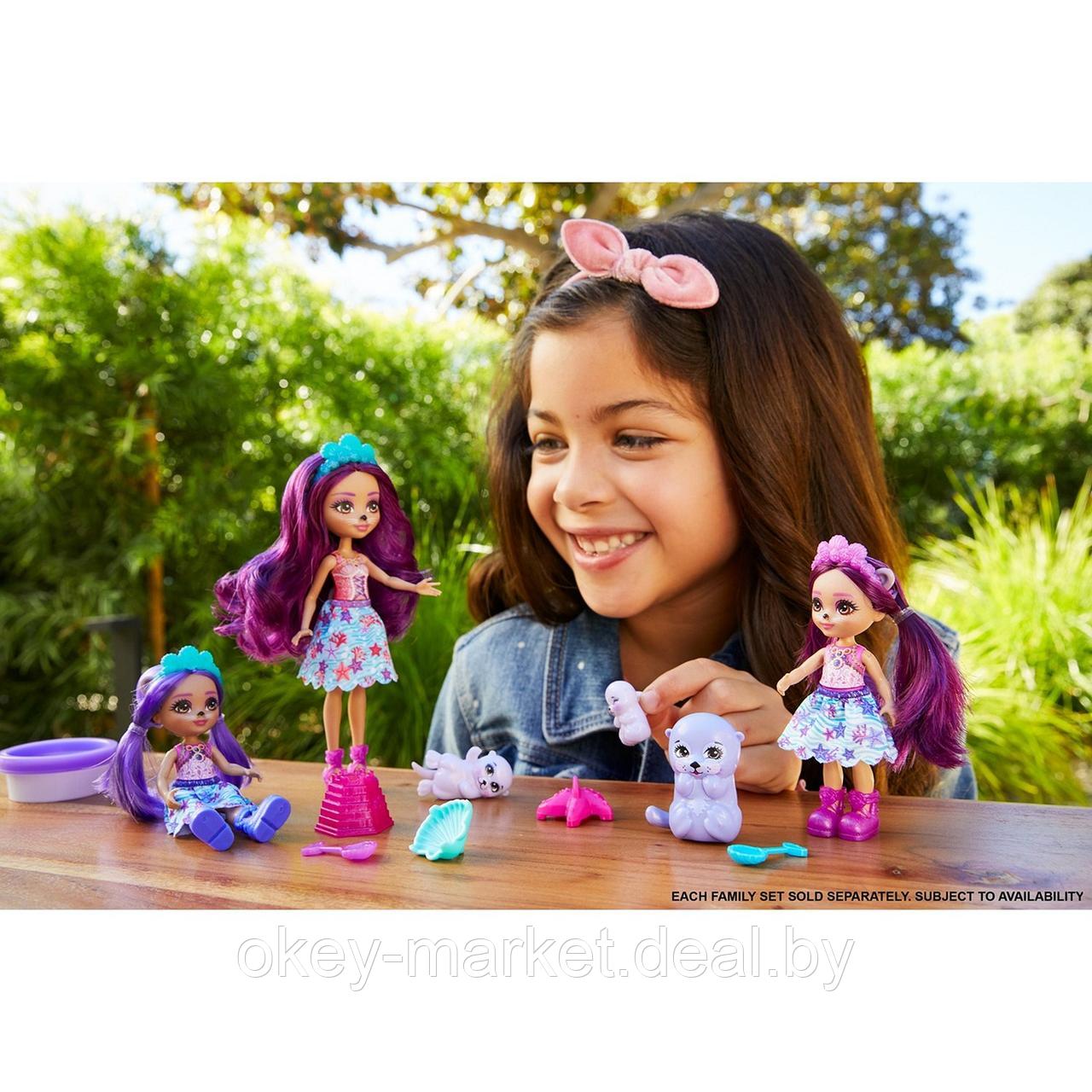 Игровой набор Mattel Enchantimals Семья Оттавии Выдры с аксессуарами HCF96 - фото 7 - id-p193809244