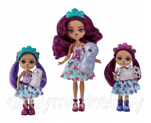 Игровой набор Mattel Enchantimals Семья Оттавии Выдры с аксессуарами HCF96, фото 2
