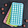 Форма для льда и кондирских украшений 50 ячеек "Сапфир" 25х13х2 см, цвета МИКС, фото 6
