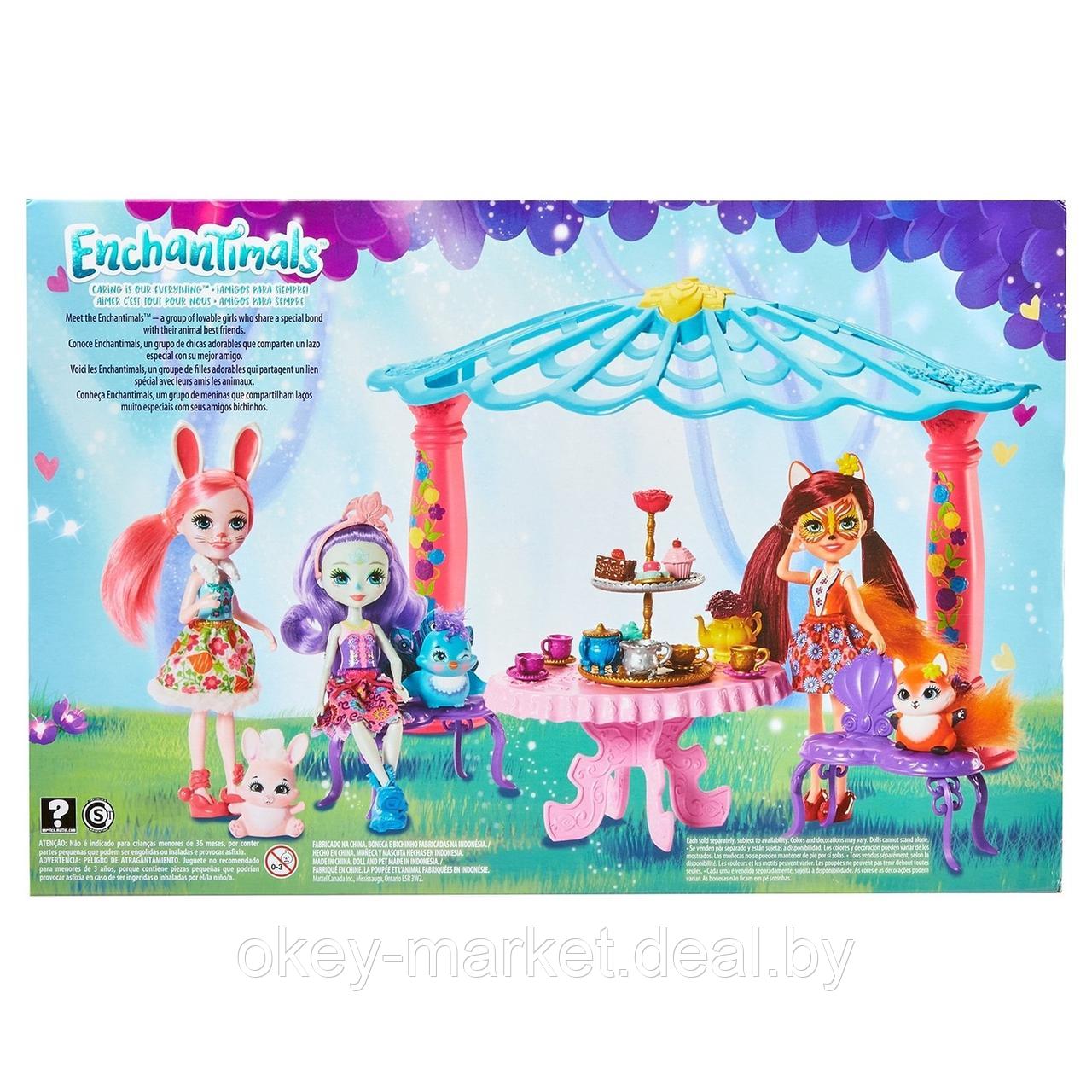 Игровой набор Mattel Enchantimals Чаепитие Пэттер Павлины и Флэпа FRH49 - фото 8 - id-p193809331