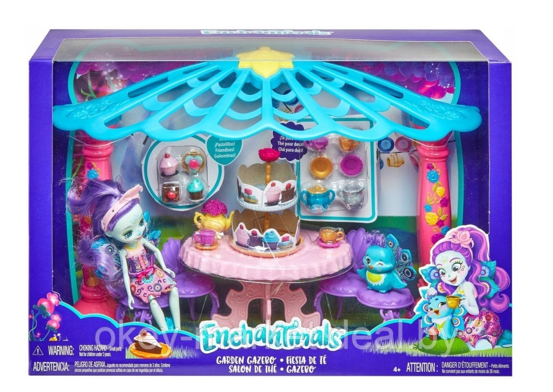 Игровой набор Mattel Enchantimals Чаепитие Пэттер Павлины и Флэпа FRH49 - фото 9 - id-p193809331