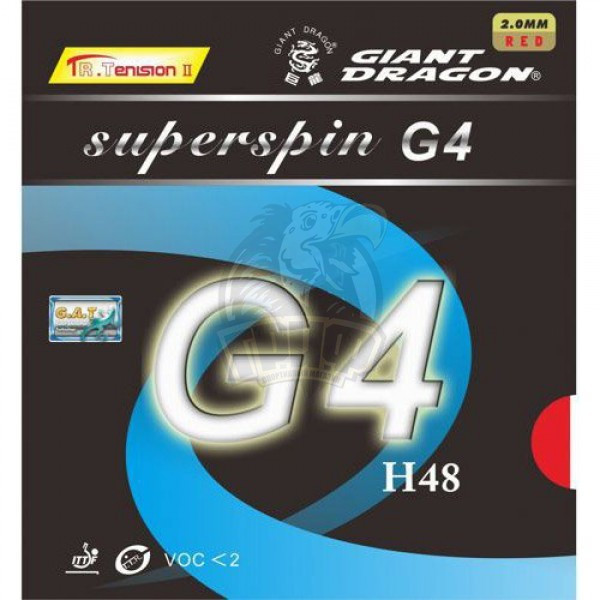 Накладка на теннисную ракетку Giant Dragon Superspin G4 H48 (арт. 30-010H) - фото 1 - id-p193810220