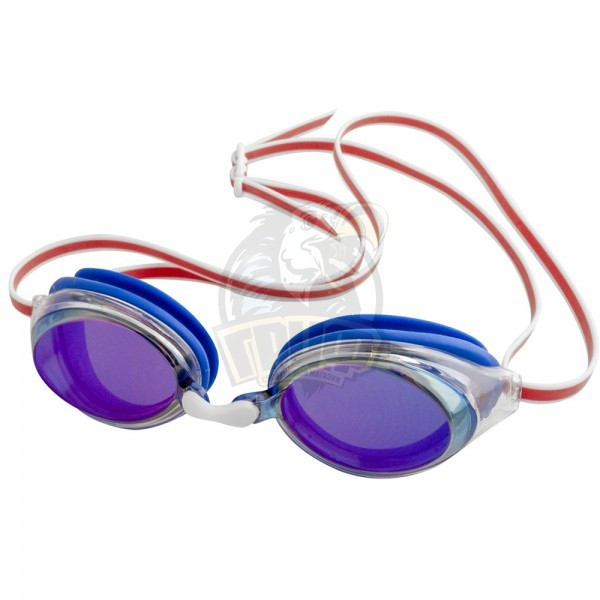 Очки для плавания подростковые Finis Ripple Mirror (синий/красный) (арт. 3.45.026.345)