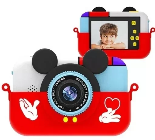 Детская цифровая камера Children's Fun Dual Camera (Красный) - фото 1 - id-p193809575