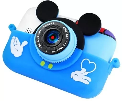 Детская цифровая камера Children's Fun Dual Camera (Синий) - фото 2 - id-p193809577