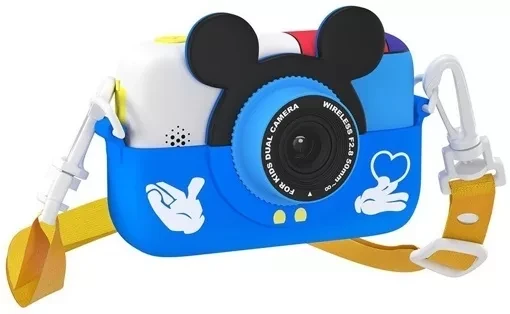 Детская цифровая камера Children's Fun Dual Camera (Синий) - фото 3 - id-p193809577