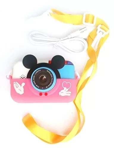 Детская цифровая камера Children's Fun Dual Camera (Розовый) - фото 4 - id-p193810821
