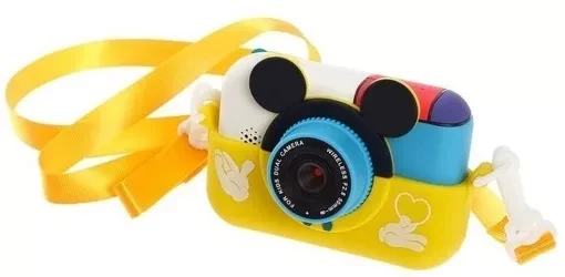 Детская цифровая камера Children's Fun Dual Camera (Жёлтый) - фото 3 - id-p193810823