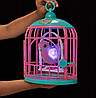 Интерактивная птичка Little Live Pets поющая птичка в клетке , со светящимися крылышками  Радужный Свет, фото 3