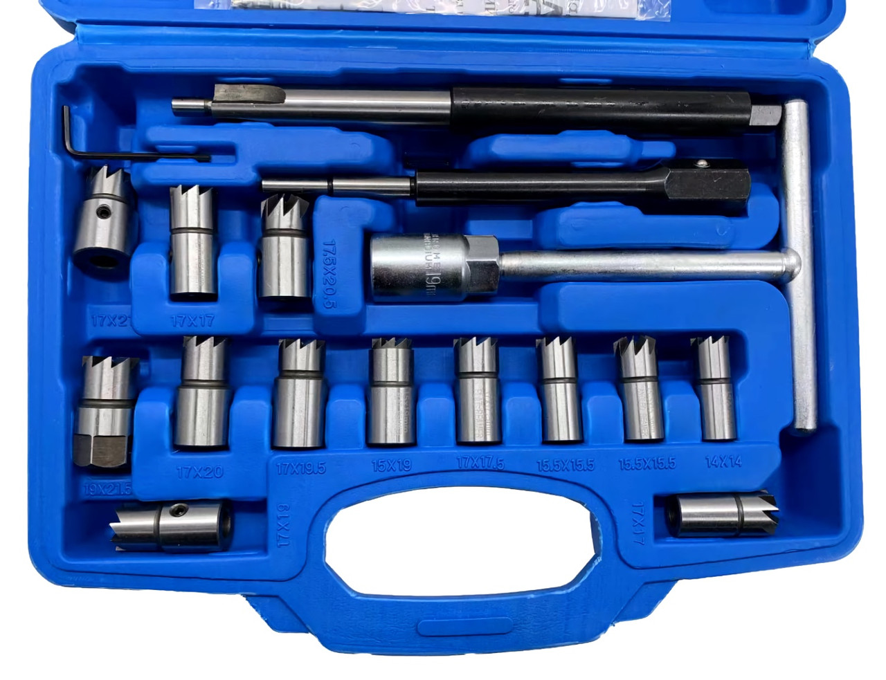 Инструмент очистки гнезд инжекторов дизелей (17 предметов) TA-C1022 AE&T - фото 2 - id-p193840905