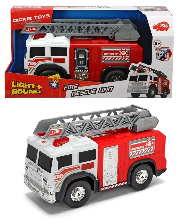 Пожарная машина со светом и звуком 30 см Dickie 3306005 - фото 1 - id-p193852963