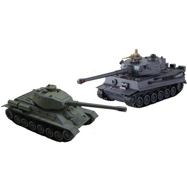Радиоуправляемый танковый бой T34 и Tiger 1:28 - 99824 - фото 2 - id-p193862188