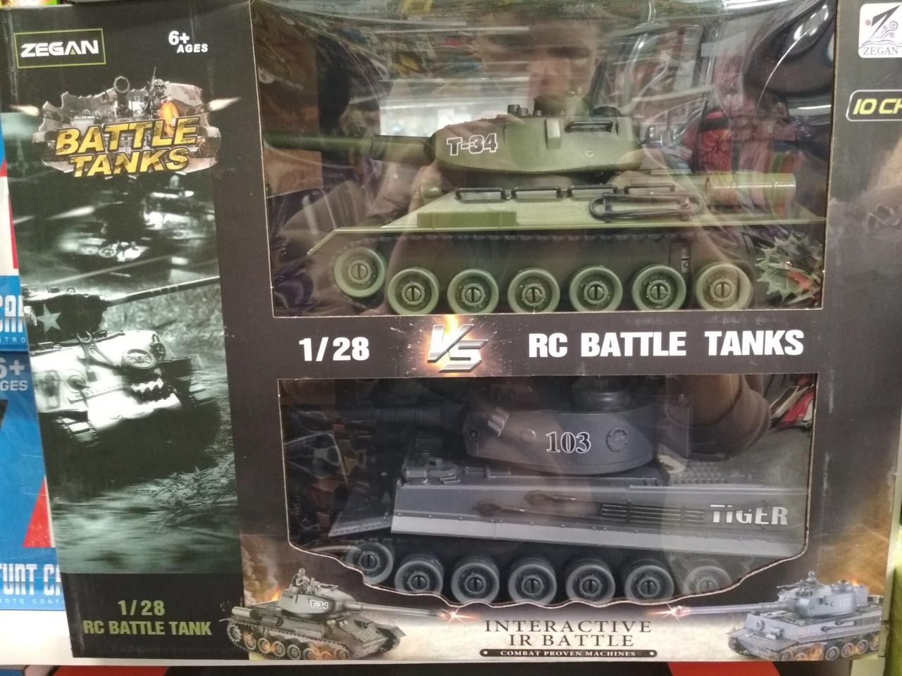 Радиоуправляемый танковый бой T34 и Tiger 1:28 - 99824 - фото 8 - id-p193862188