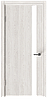 Межкомнатная дверь с покрытием экошпон Next 521 ДЧ стекло белое лакобель, фото 4