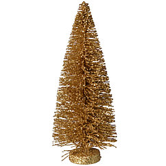 Декоративная рождественская елка 5x5x12 см золото 1907-1