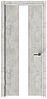 Межкомнатная дверь с покрытием экошпон Next 541 ДЧ стекло белое лакобель, фото 4
