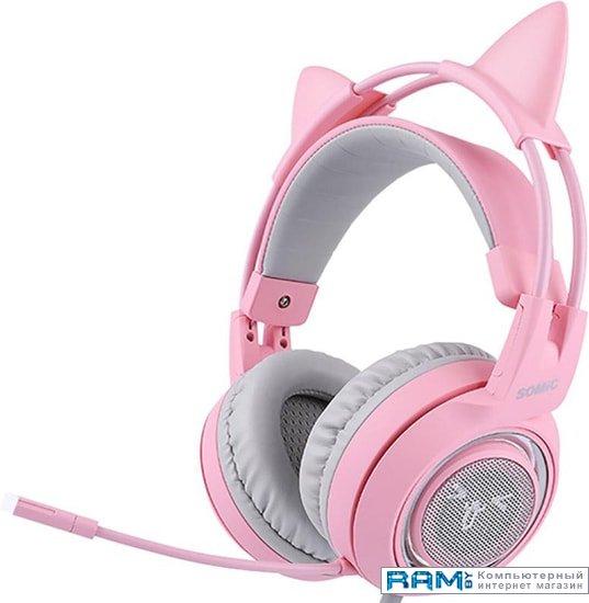 Наушники Somic G951 Pink - фото 1 - id-p193869935