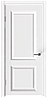 Межкомнатная дверь с покрытием экошпон Next 605 ДЧ светлое стекло, фото 2