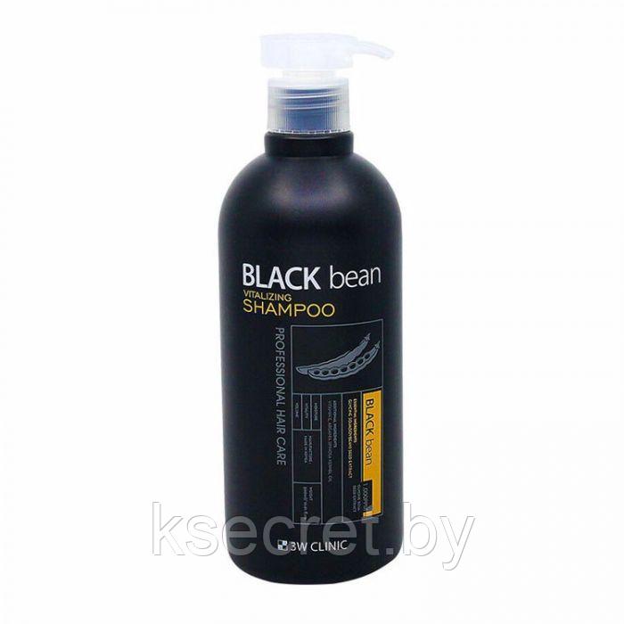 Шампунь для волос восстанавливающий с экстрактом черной фасоли 3W Clinic Black Bean 500мл - фото 1 - id-p193885846