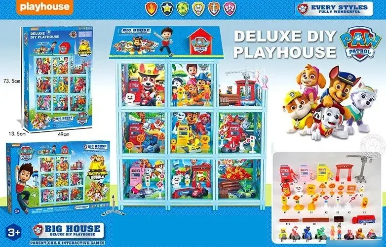 Домик для героев "Щенячий патруль" 8340, 3 этажа, 9 фигурок, 61 предмет PAW PATROL - фото 3 - id-p193889900