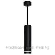 Подвесной светильник Feron под лампу GU10, черный, длина светильника 20см