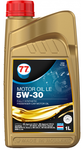 Масло моторное синтетическое Motor Oil LE 5W-30, 1л (77 Lubricants) - фото 1 - id-p193894842