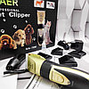 Профессиональная машинка для стрижки собак и кошек Waer professional pet clipper WA-7888 (4 насадки), фото 2