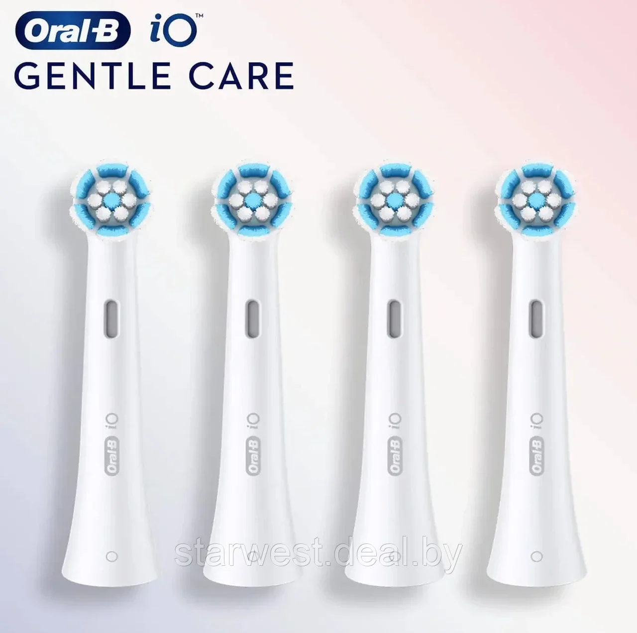 Oral-B Braun iO Series Gentle Care 4 шт. Насадки для электрических зубных щеток - фото 3 - id-p193897370