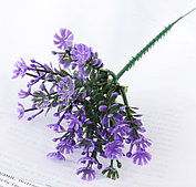 Ветка "Мелкие цветочки", 17 см, фиолетовый