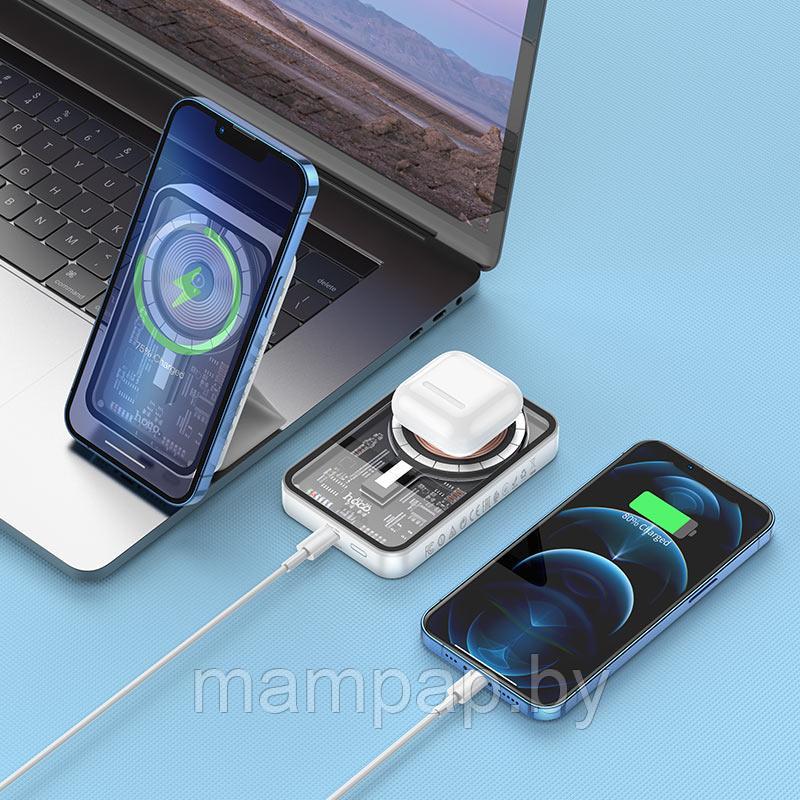 HOCO Q10 power bank (5000 mAh) белый magnetic magsafe