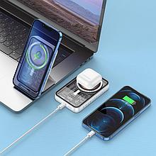 HOCO Q10 power bank (5000 mAh) белый magnetic magsafe