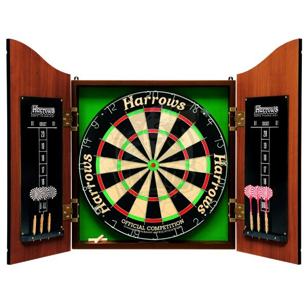 Дартс-кабинет Harrows Pro's Choice Complete Darts Set 18 дюймов (сизалевая мишень) (арт. EA404) - фото 1 - id-p193904074